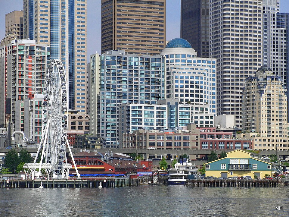 Seattle Waterfront and Great Wheel