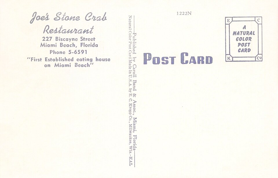 Joe's Stone Crab